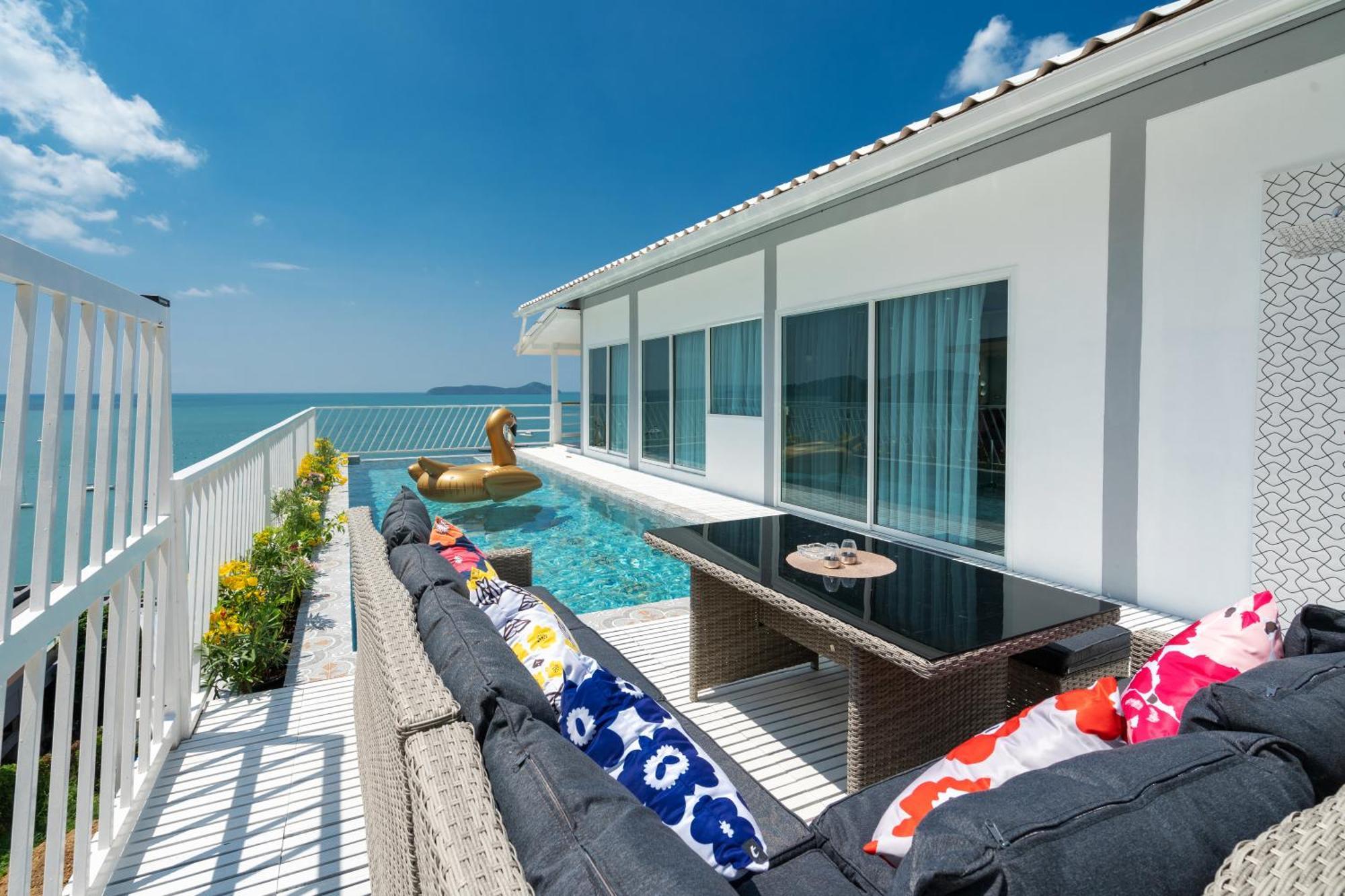 Mona Seaview Pool Villa Beach Front Aoyon Beach Ban Ao Makham Exterior photo